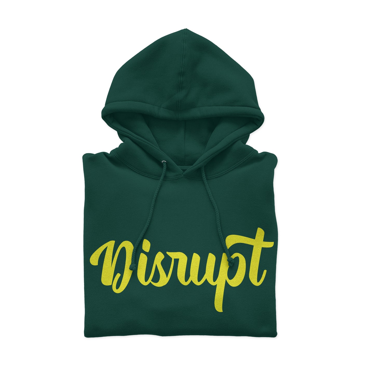 10oz Script Hoodie-Green/Yellow