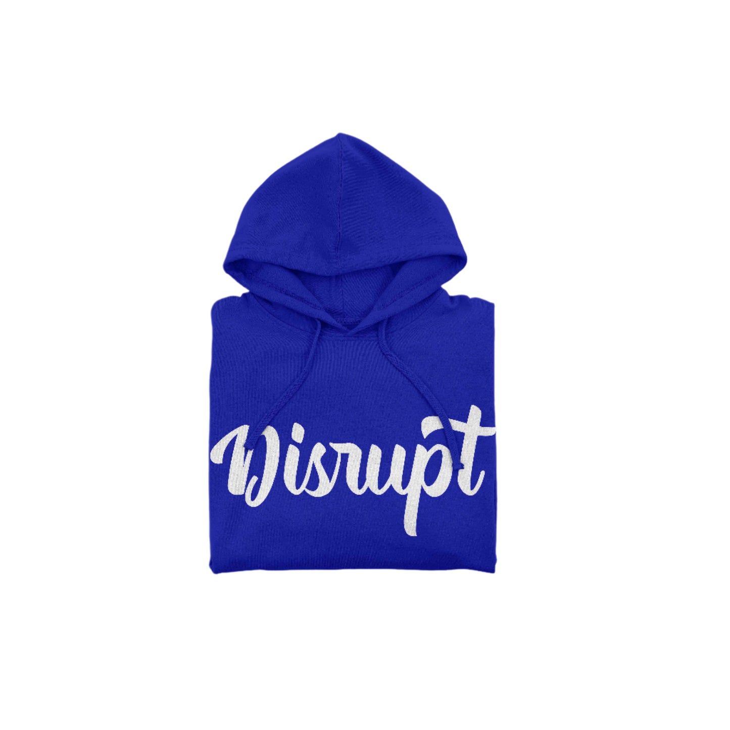 Script Hoodie-Royal White
