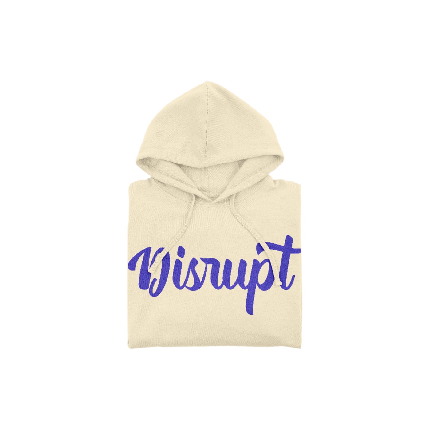 Script Hoodie-Cream/Royal