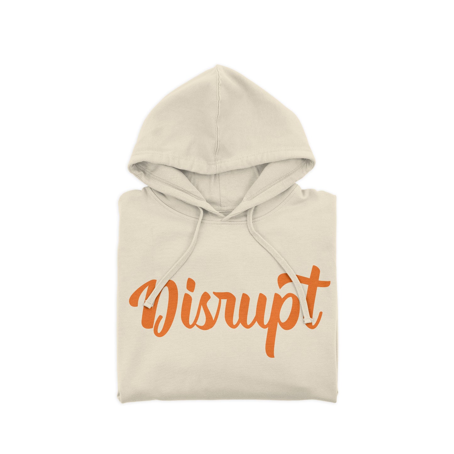 Script  Hoodie-CREAM/ORANGE